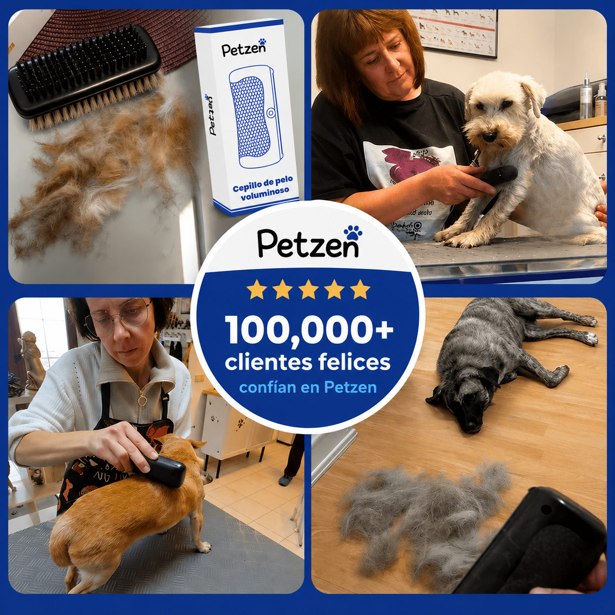 Cepillo Pro™ Elimina el Pelo Muerto en Segundos