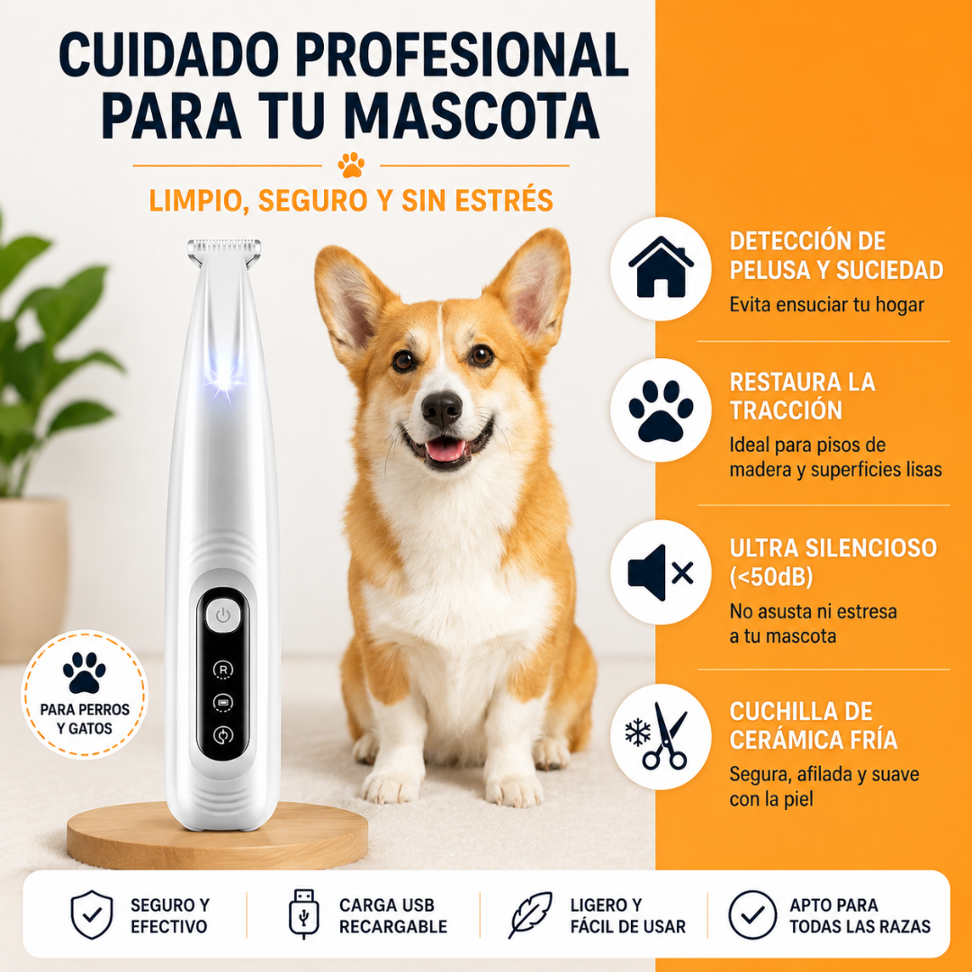 Recortadora de patas silenciosa