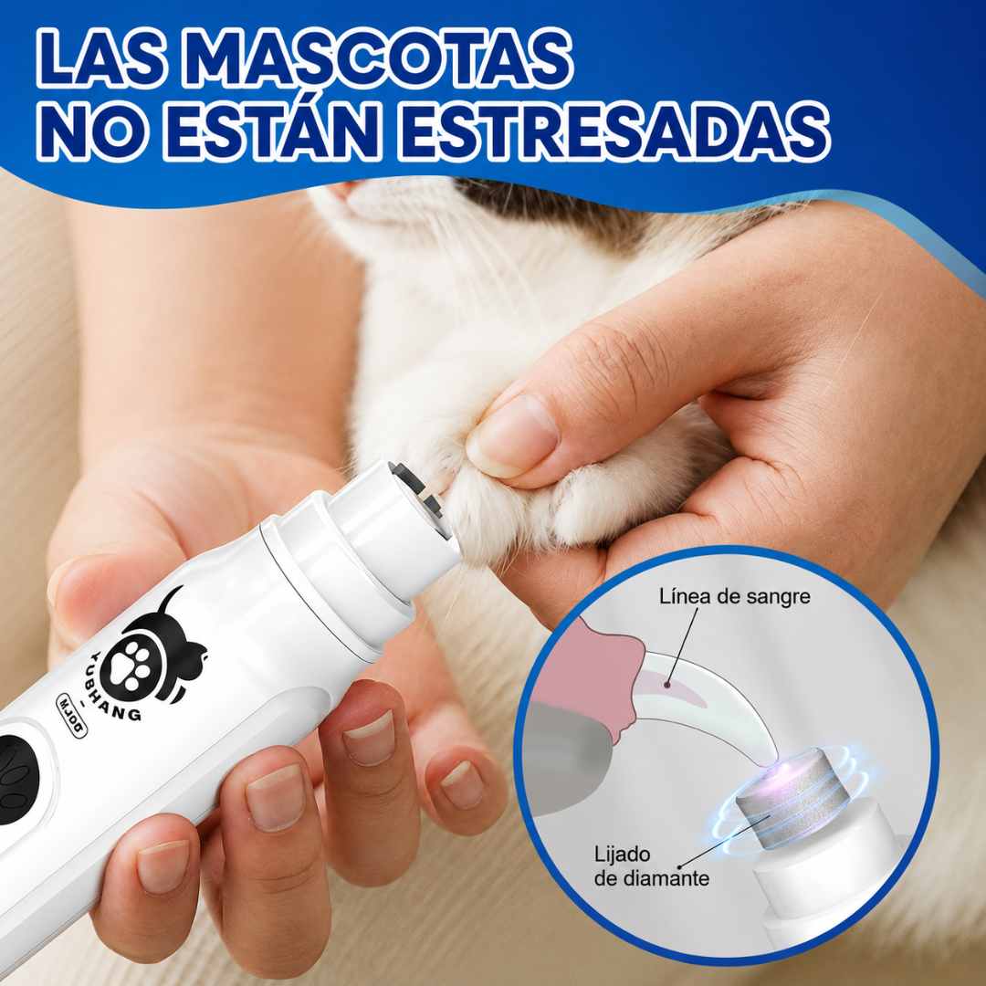 Limador electrico de uñas para mascotas
