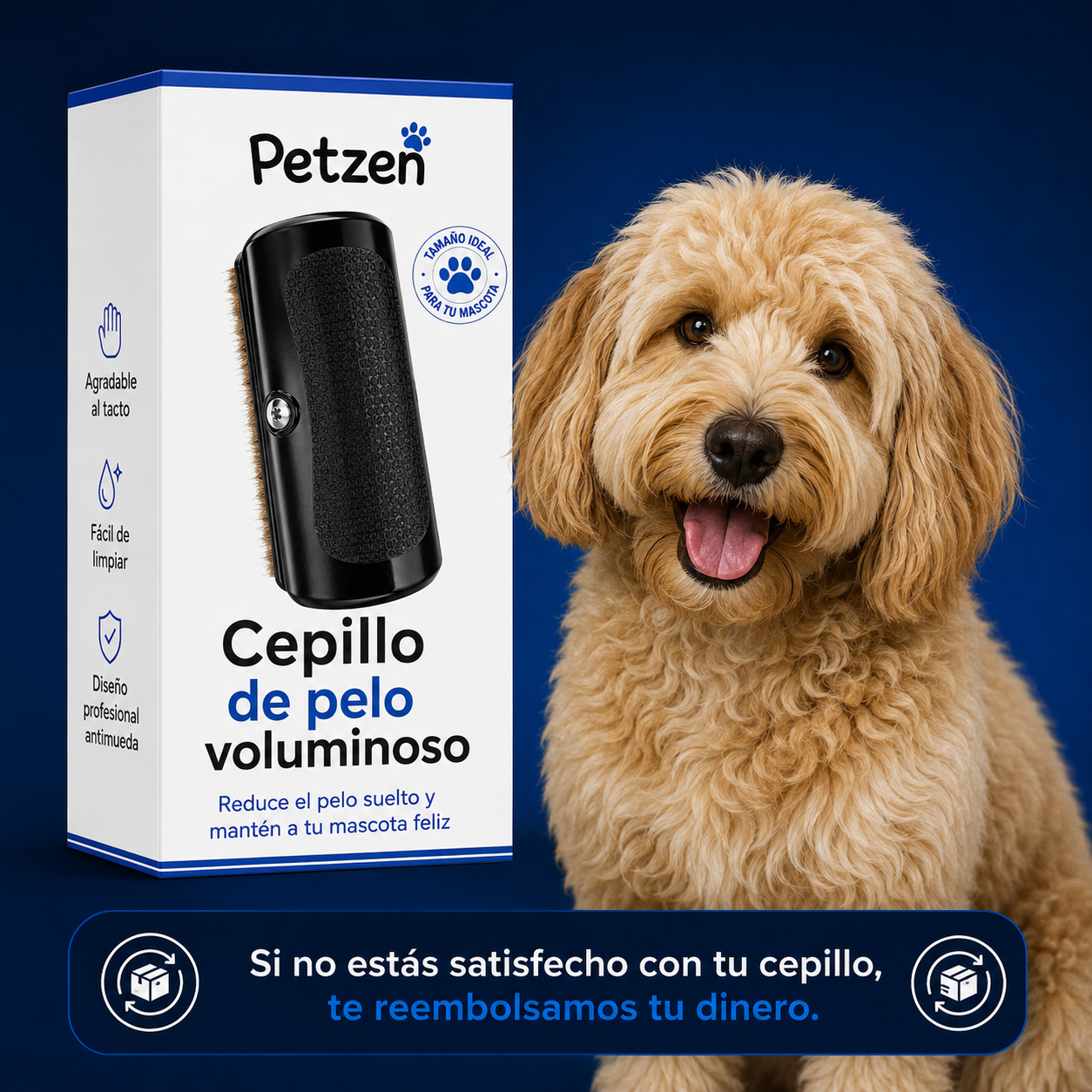 Cepillo Pro™ Elimina el Pelo Muerto en Segundos