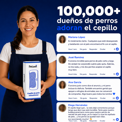 Cepillo Pro™ Elimina el Pelo Muerto en Segundos